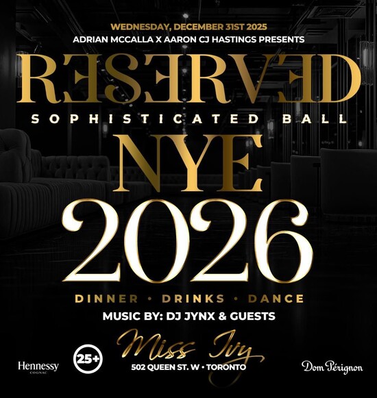 Reserved NYE 2026